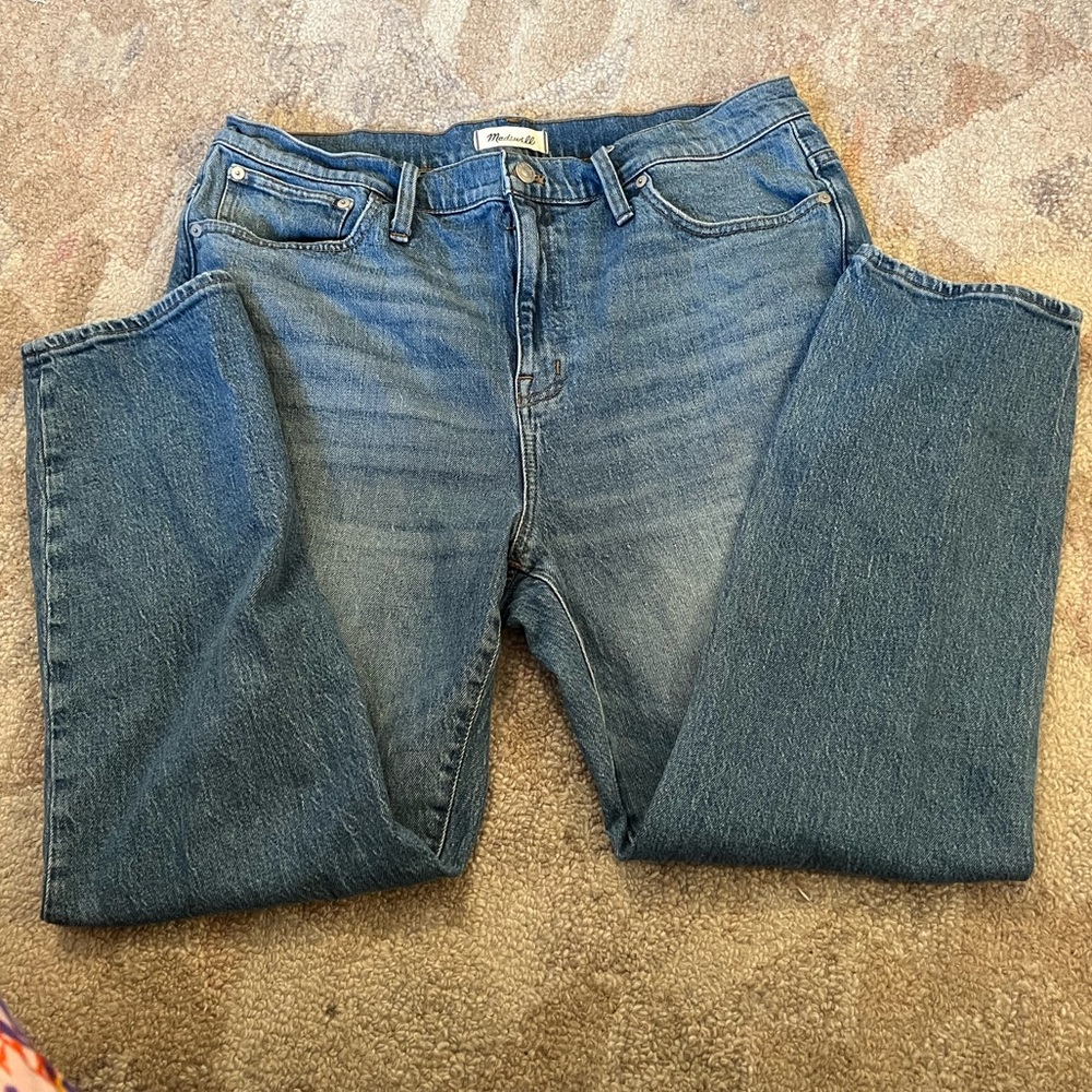 MADEWELL The High-Rise Slim Boyjean Size 33P EUC - Picture 5 of 11